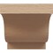 Ekena Millwork 9"W x 9"D x 9"H Wide Newport Rough Cedar Woodgrain TimberThane Corbel, Primed Tan CORUR09X09X09NEWRCPR - alternate 4
